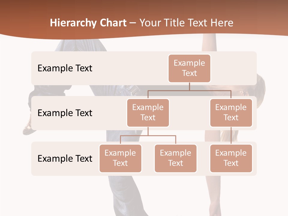 Breakdancing Ballerina Jeans PowerPoint Template