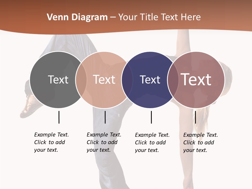 Breakdancing Ballerina Jeans PowerPoint Template