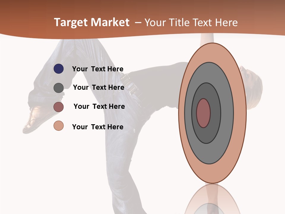 Breakdancing Ballerina Jeans PowerPoint Template