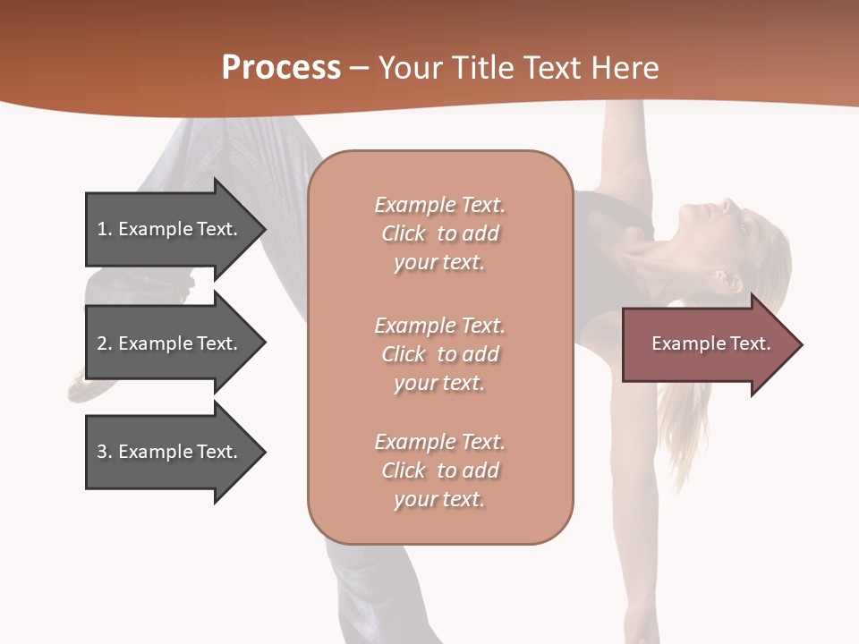 Breakdancing Ballerina Jeans PowerPoint Template