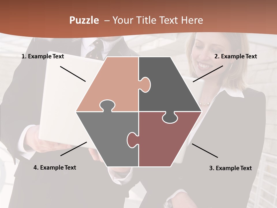Company Teamwork Beautiful PowerPoint Template