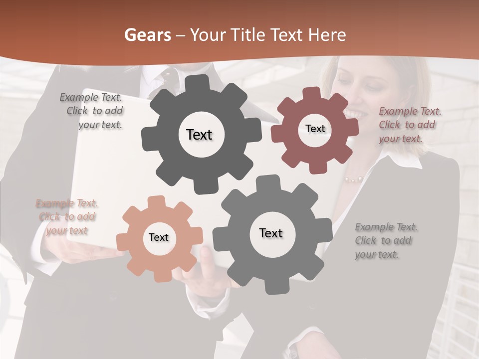 Company Teamwork Beautiful PowerPoint Template