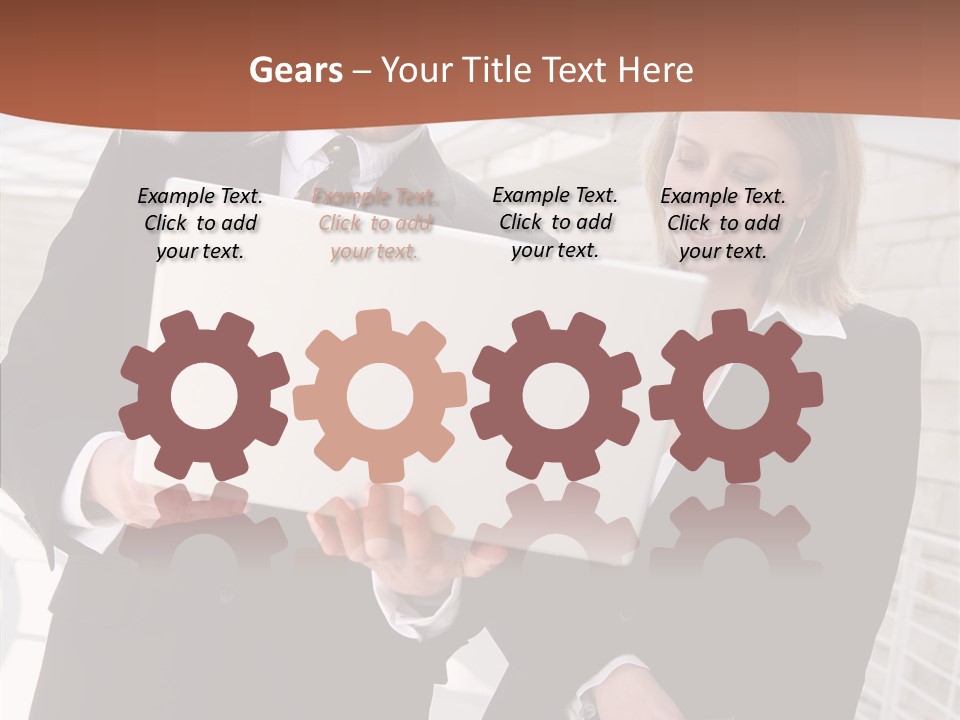 Company Teamwork Beautiful PowerPoint Template