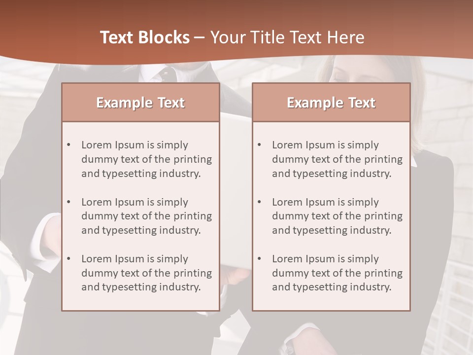 Company Teamwork Beautiful PowerPoint Template