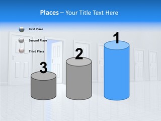 Blue Choice Leave PowerPoint Template