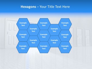 Blue Choice Leave PowerPoint Template