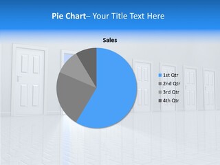 Blue Choice Leave PowerPoint Template