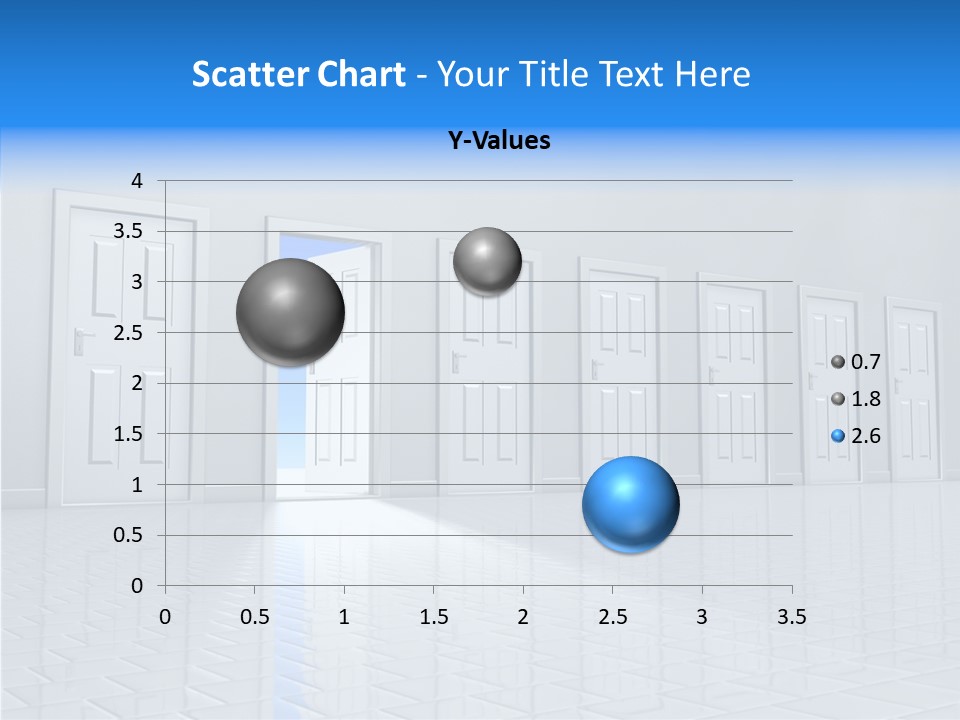 Blue Choice Leave PowerPoint Template