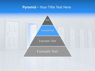 Blue Choice Leave PowerPoint Template