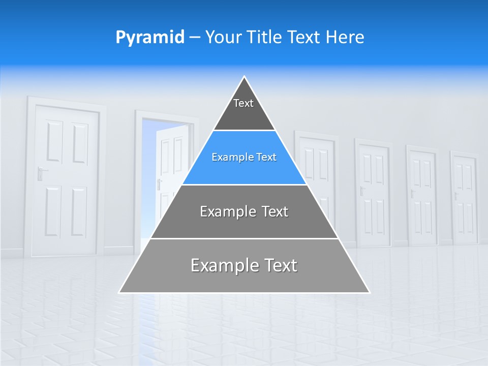 Blue Choice Leave PowerPoint Template