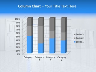 Blue Choice Leave PowerPoint Template