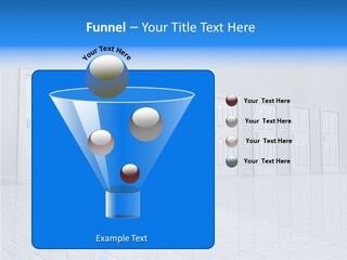 Blue Choice Leave PowerPoint Template