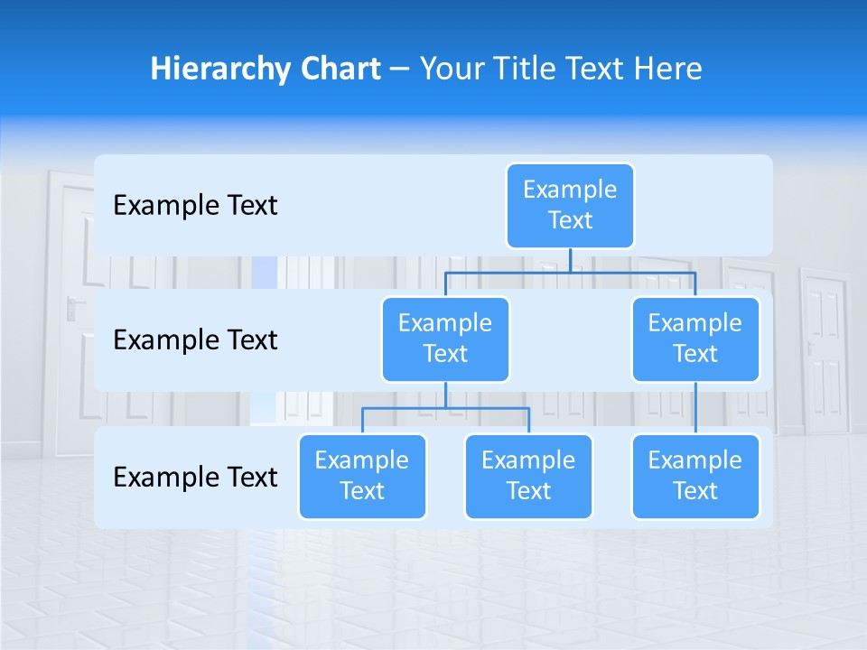 Blue Choice Leave PowerPoint Template