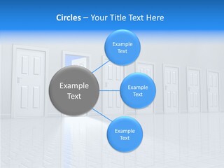 Blue Choice Leave PowerPoint Template