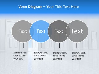 Blue Choice Leave PowerPoint Template