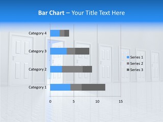 Blue Choice Leave PowerPoint Template