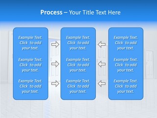 Blue Choice Leave PowerPoint Template