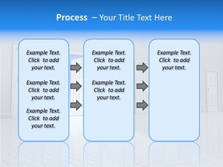Blue Choice Leave PowerPoint Template