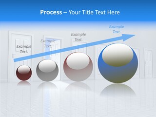 Blue Choice Leave PowerPoint Template