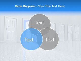 Blue Choice Leave PowerPoint Template