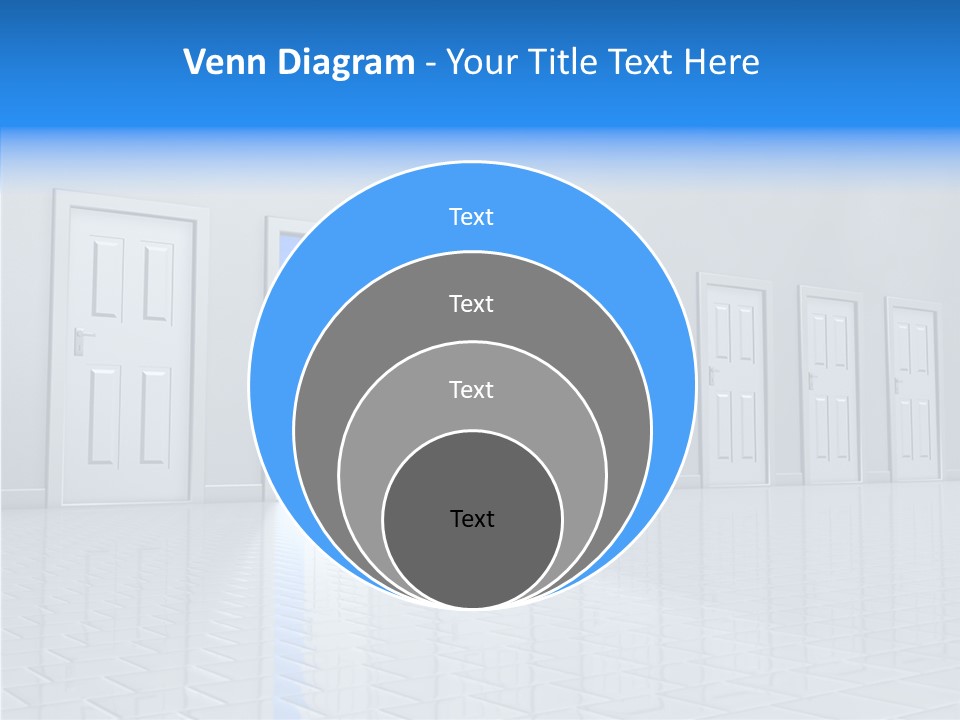 Blue Choice Leave PowerPoint Template