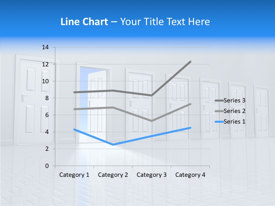 Blue Choice Leave PowerPoint Template