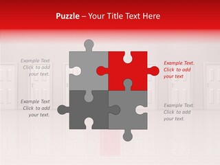 Doorway Landscape Hall PowerPoint Template