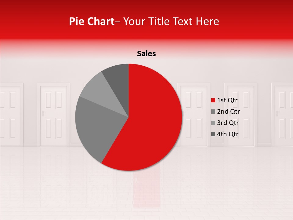Doorway Landscape Hall PowerPoint Template