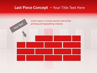 Doorway Landscape Hall PowerPoint Template