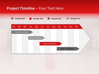 Doorway Landscape Hall PowerPoint Template