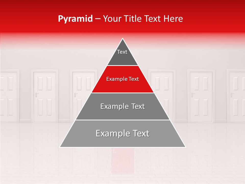 Doorway Landscape Hall PowerPoint Template