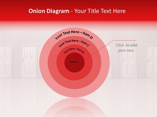 Doorway Landscape Hall PowerPoint Template