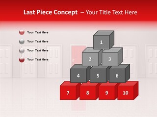 Doorway Landscape Hall PowerPoint Template