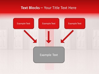 Doorway Landscape Hall PowerPoint Template