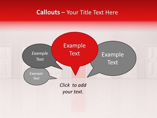 Doorway Landscape Hall PowerPoint Template