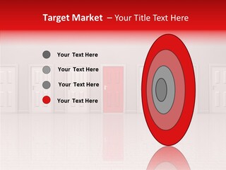 Doorway Landscape Hall PowerPoint Template