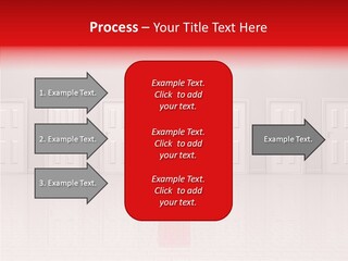 Doorway Landscape Hall PowerPoint Template