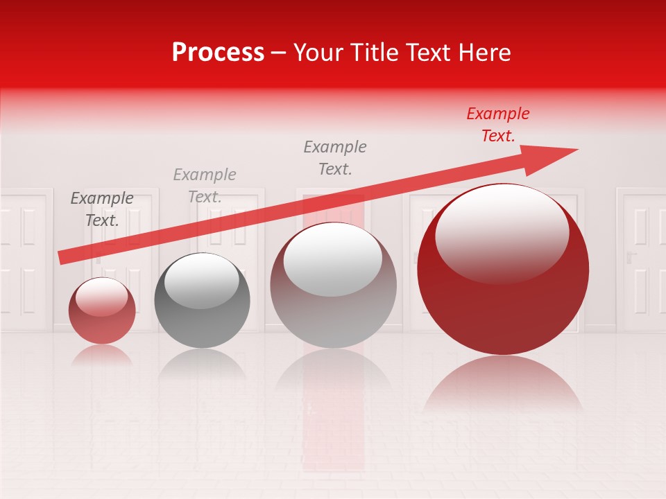 Doorway Landscape Hall PowerPoint Template