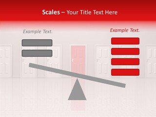 Doorway Landscape Hall PowerPoint Template