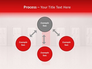 Doorway Landscape Hall PowerPoint Template