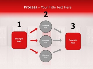 Doorway Landscape Hall PowerPoint Template