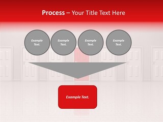 Doorway Landscape Hall PowerPoint Template