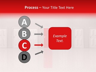 Doorway Landscape Hall PowerPoint Template