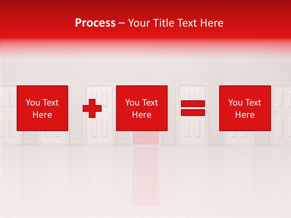Doorway Landscape Hall PowerPoint Template