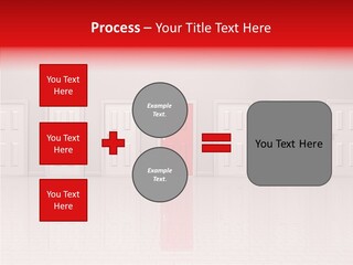 Doorway Landscape Hall PowerPoint Template