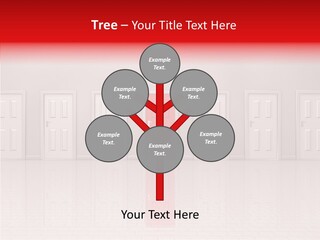 Doorway Landscape Hall PowerPoint Template