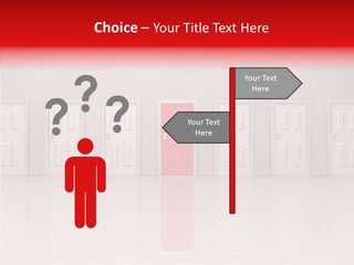 Doorway Landscape Hall PowerPoint Template