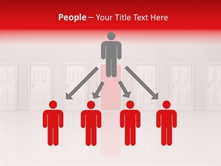 Doorway Landscape Hall PowerPoint Template