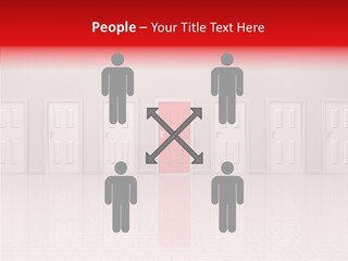 Doorway Landscape Hall PowerPoint Template