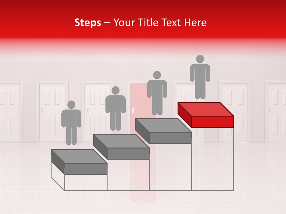 Doorway Landscape Hall PowerPoint Template
